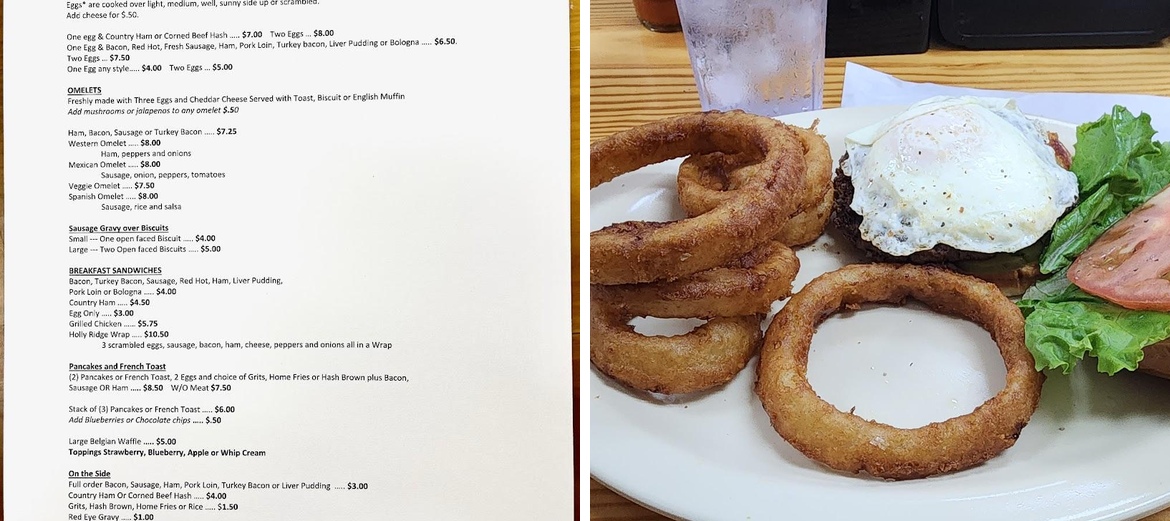 City Cafe Menu