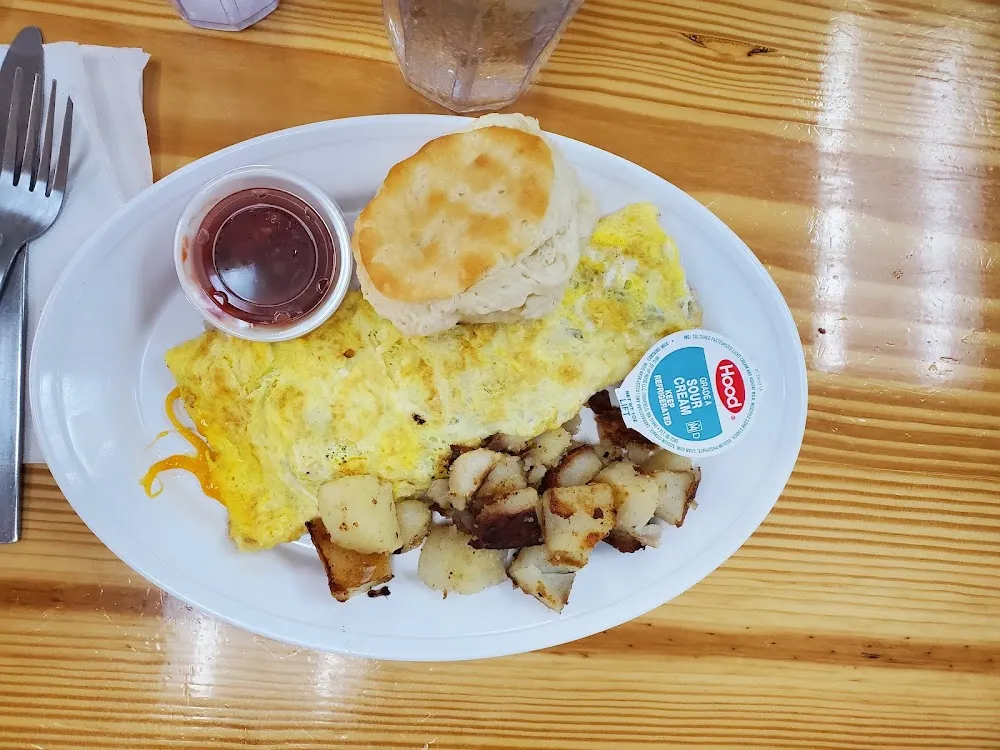 Mexican Omelet and Home Fries
